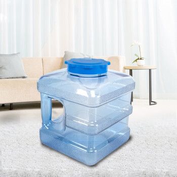 纯净水桶饮水机桶矿泉水小型桶装饮用水水桶家用加厚pc塑料储水桶瓶带